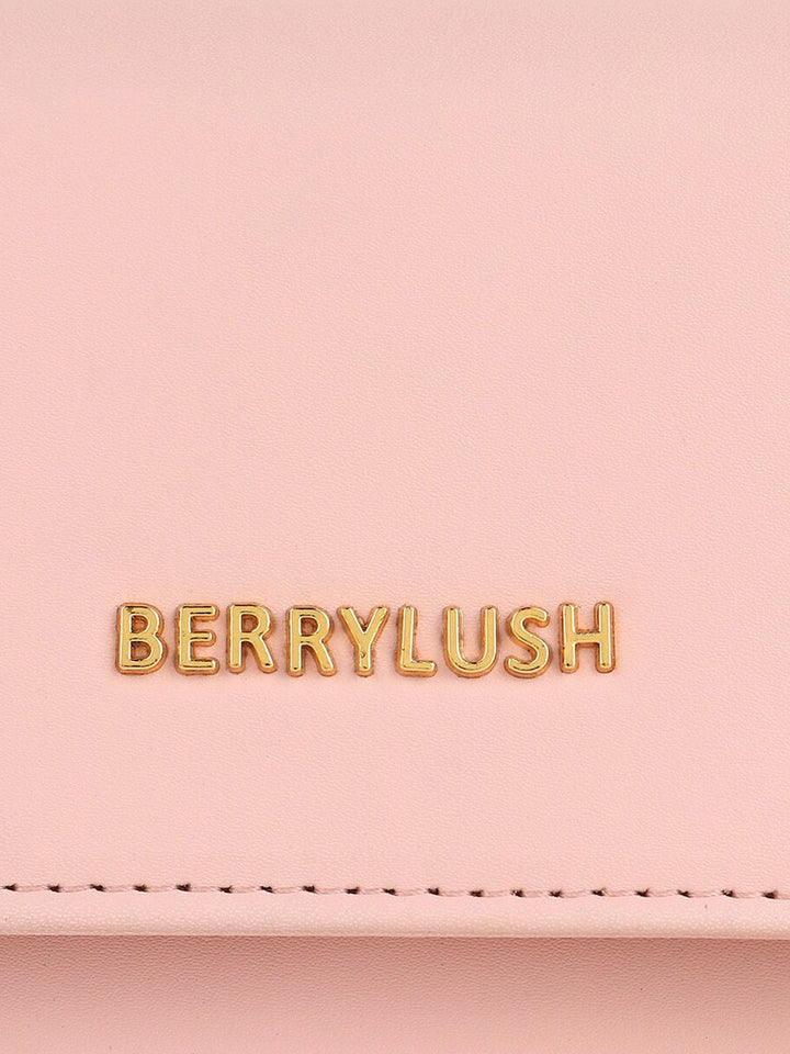 Berrylush Pink Structured Slling Bag