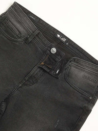 THE BEAR HOUSE Men Skinny Fit Mildly Distressed Heavy Fade Stretchable Jeans
