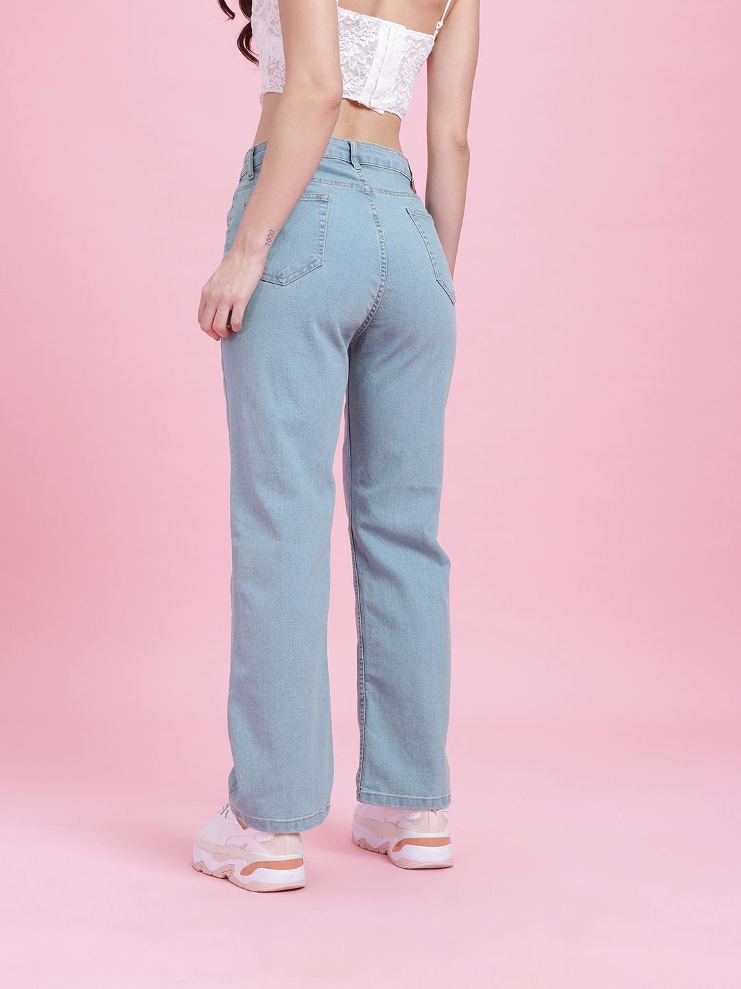 DressBerry Women Straight Fit Jeans
