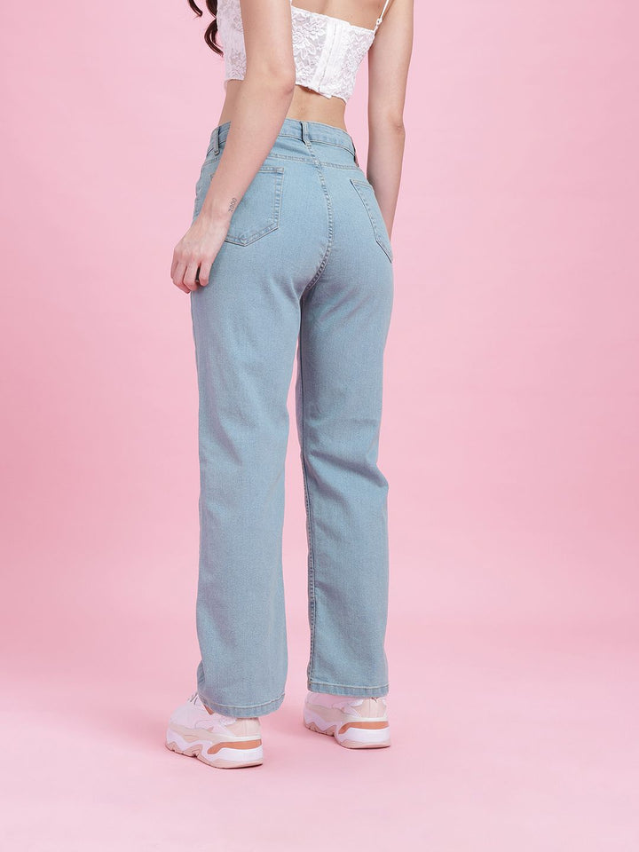 DressBerry Women Straight Fit Jeans
