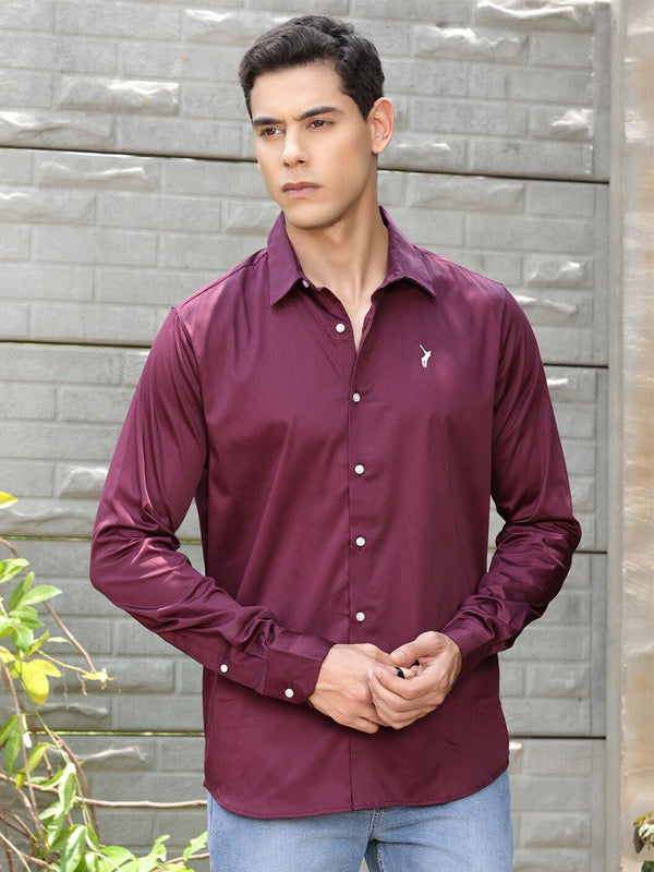 Thomas Scott Classic Slim Fit Spread Collar Casual Shirt