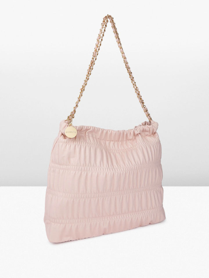 DressBerry Quilted Shoulder Bag with Pouch