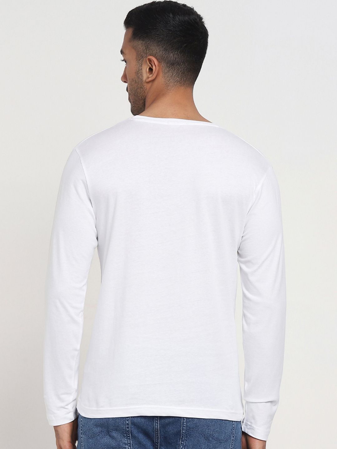 Bewakoof Men Graphic Printed Long Sleeves Pure Cotton T-shirt