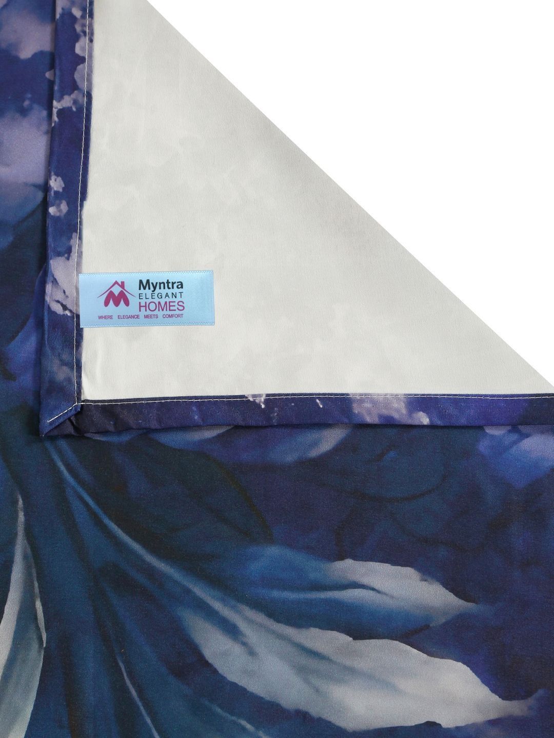 Myntra Elegant Homes Blue Floral 300 TC King Double 7D Cadar dengan 2 Sarung Bantal