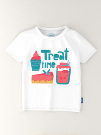 Nauti Nati Everyday Play Girls Pack Of 2 Graphic Printed Antimicrobial Cotton T-Shirts