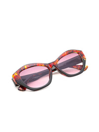 IRUS by IDEE Women Cateye Sunglasses with UV Protected Lens IRS1346C3SG