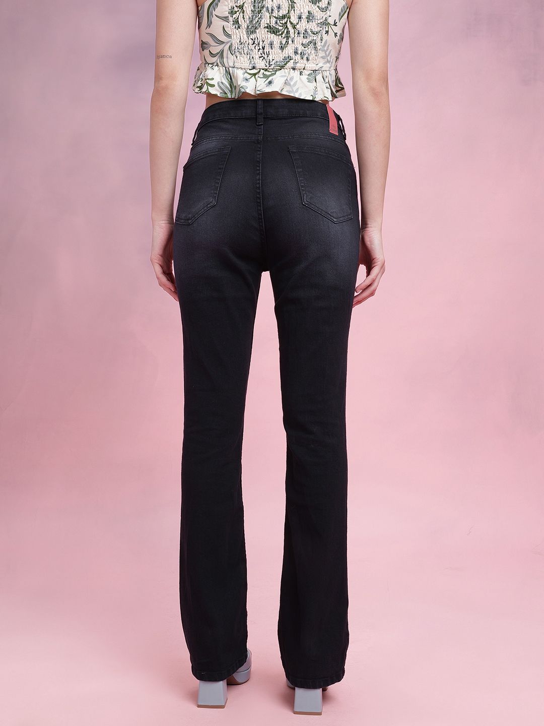 DressBerry Women Mid-Rise Stretchable Bootcut Jeans