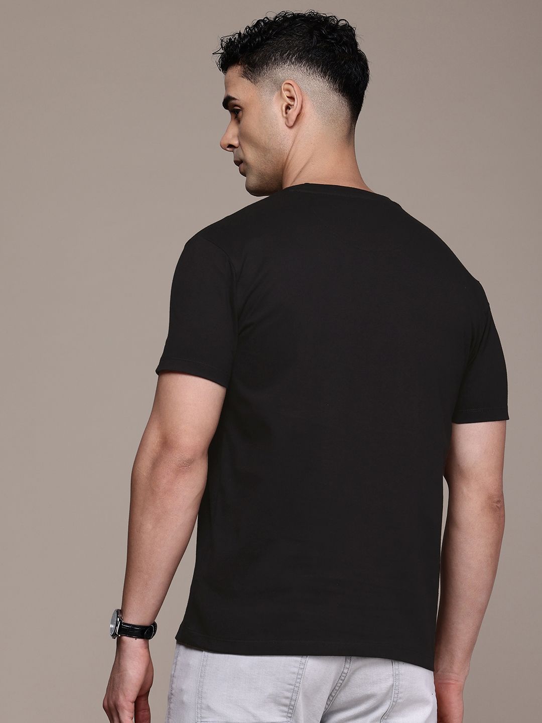 French Connection Embellished Pure Cotton T-shirt