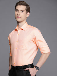 Raymond Opaque Self Design Pure Cotton Formal Shirt