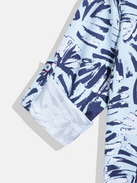 Monte Carlo Boys Abstract Printed Casual Smart Fit Shirt