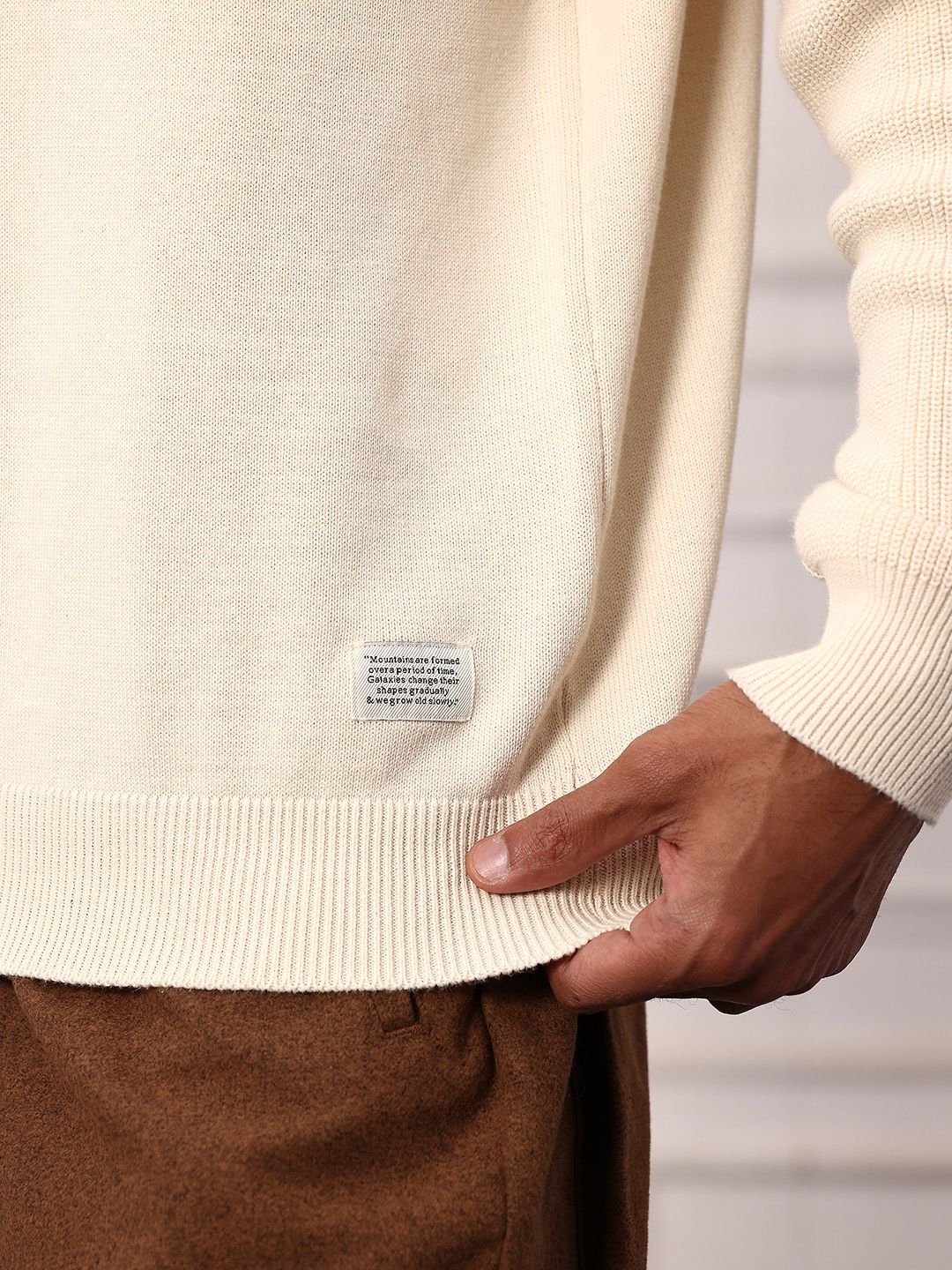 Mr Bowerbird Pure Cotton Oversized Sweater with Applique