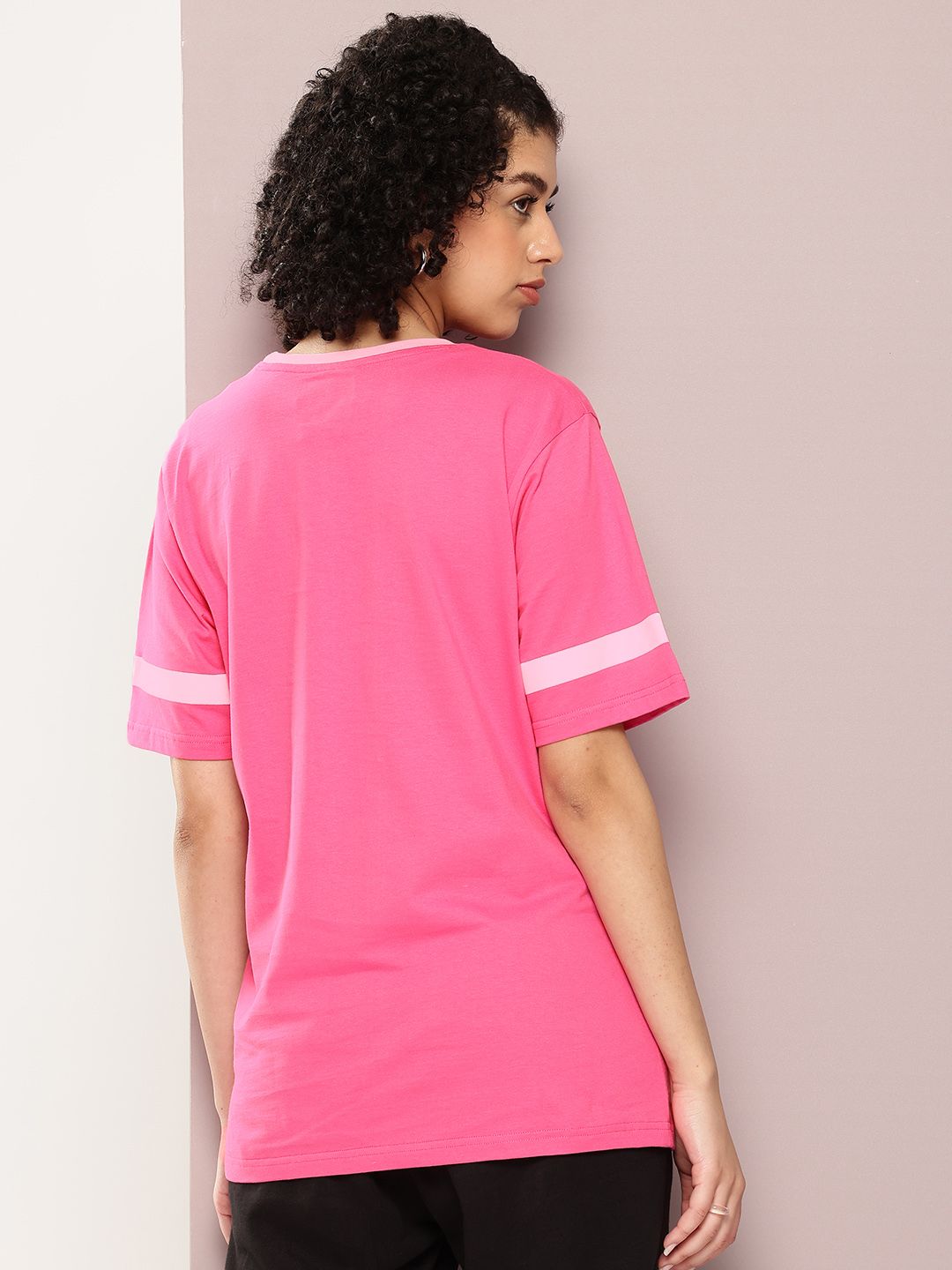 DILLINGER Women Varsity Printed Oversized T-shirt