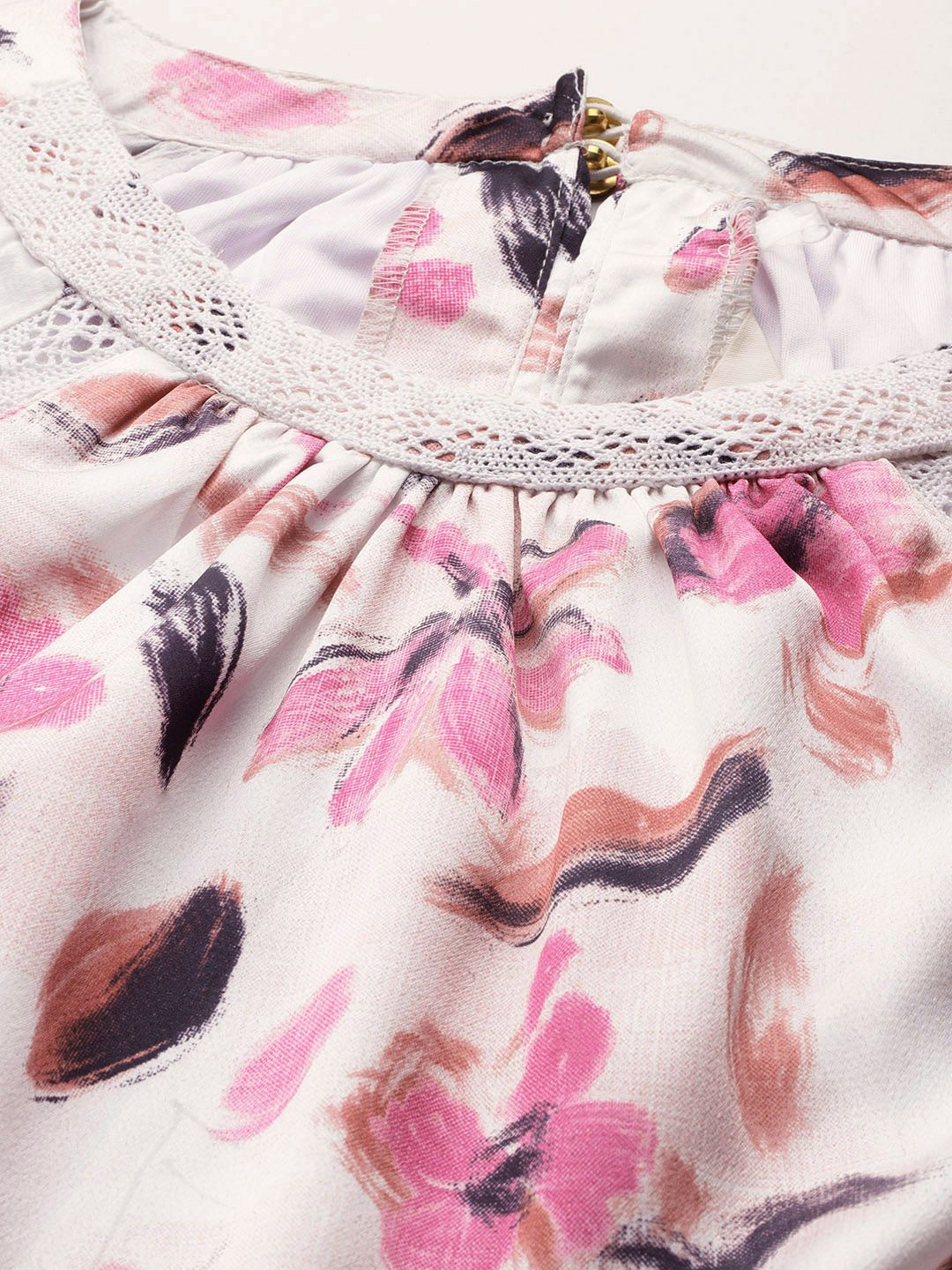 all about you Floral Print A-Line Midi Dress
