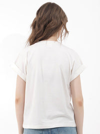 RAREISM Women Extended Sleeves Pockets T-shirt