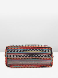 Anouk Geometric Self Design Structured Shoulder Bag