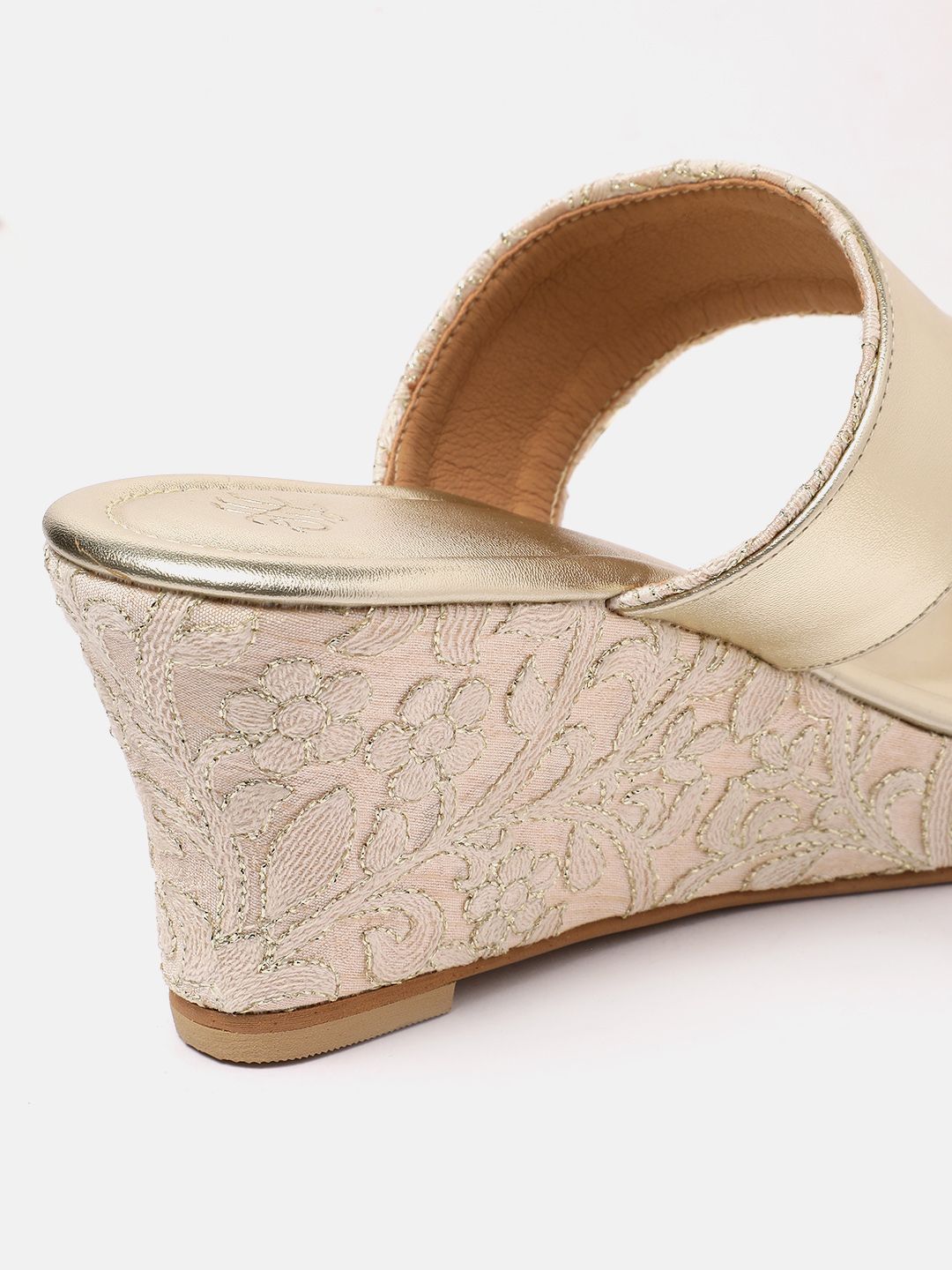 House of Pataudi Ethnic Wedge Heels