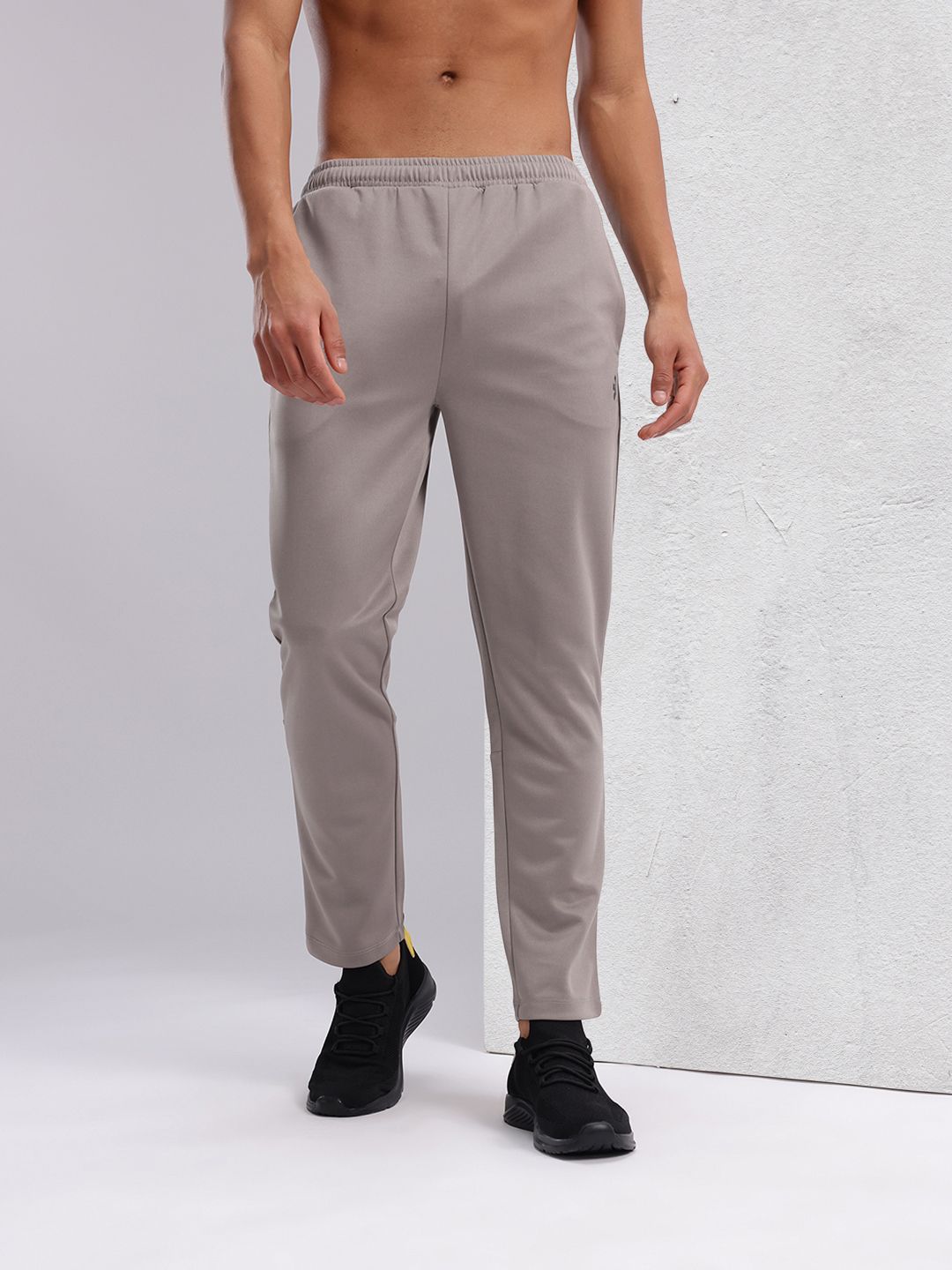 HRX by Hrithik Roshan Men Typography Detail Paneled Rapid-Dry Running Track Pants