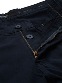 SPYKAR Men Regular Fit Pure Cotton Cargos Style Chinos