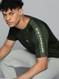 HRX By Hrithik Roshan Training Men Rapid-Dry Brand Carrier T-shirt