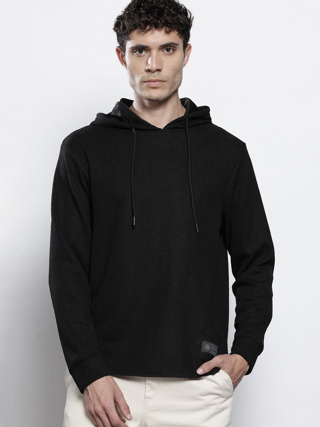 The Indian Garage Co Knitted Hooded T-shirt