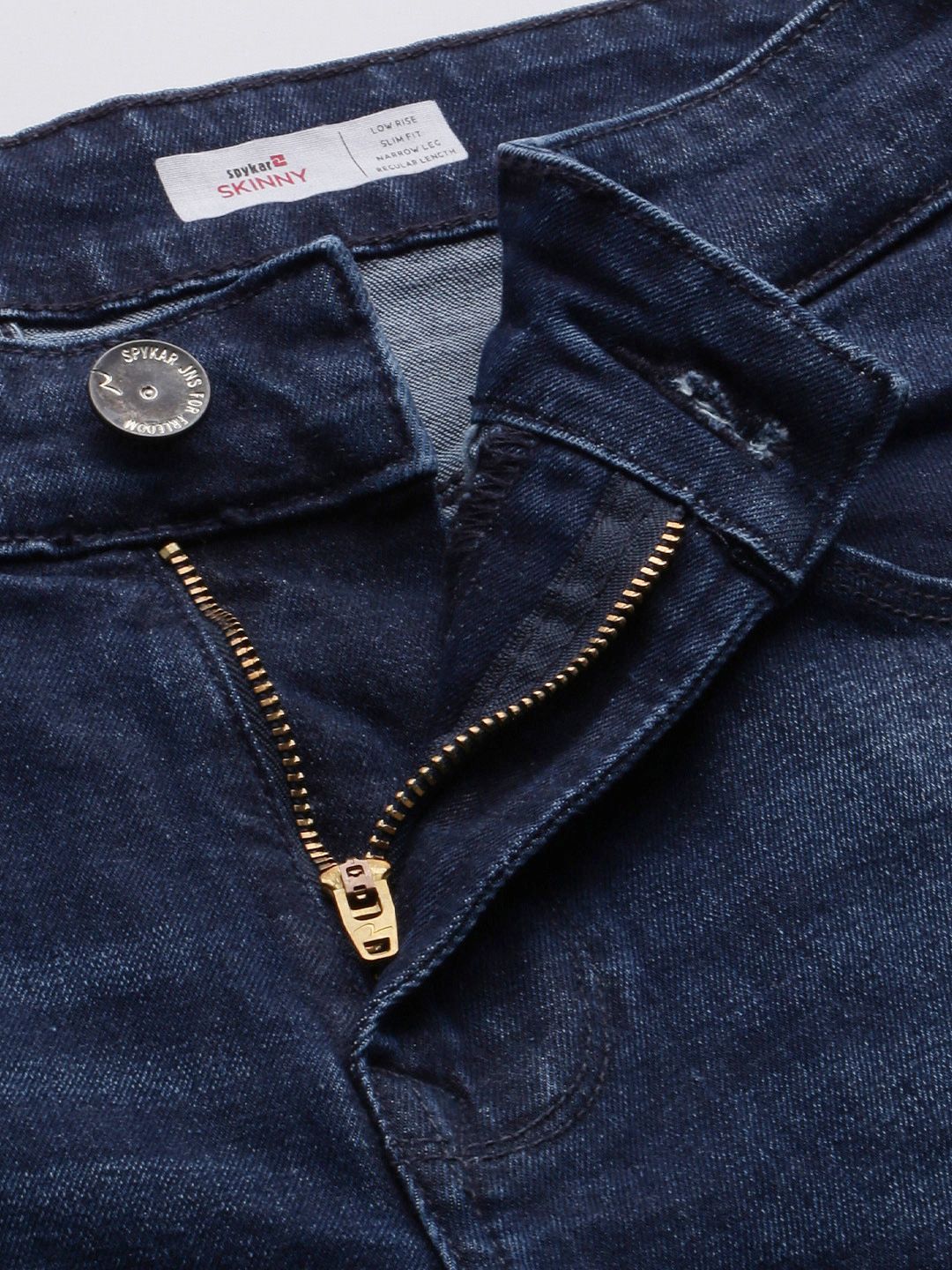 SPYKAR Men Skinny Fit Low-Rise Light Fade Stretchable Jeans