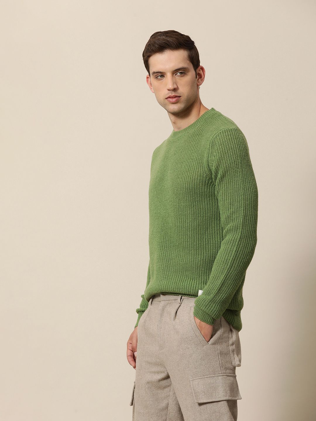 Mr Bowerbird Self Design Pullover Sweater