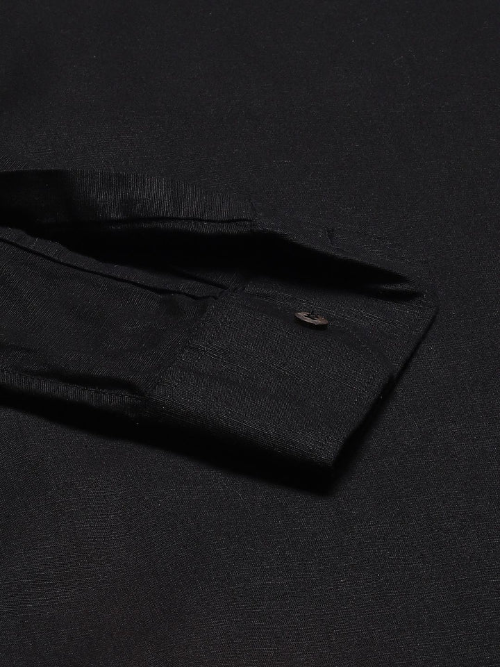 Dennison Men Comfort Black Fit kurta