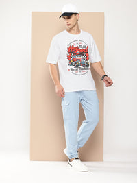 Difference of Opinion Men Graphic Printed Oversized T-shirt