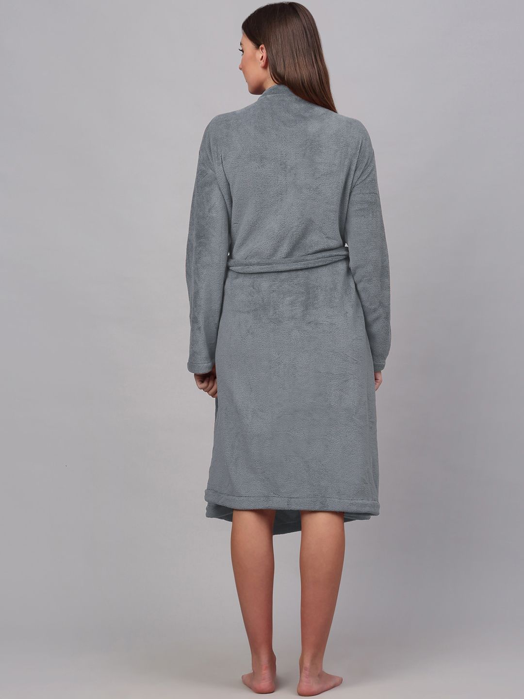 KLOTTHE Woolen Bath Robe With Belt