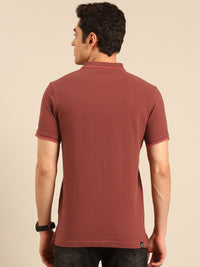 Being Human Polo Collar Pure Cotton T-shirt with Welt Pocket
