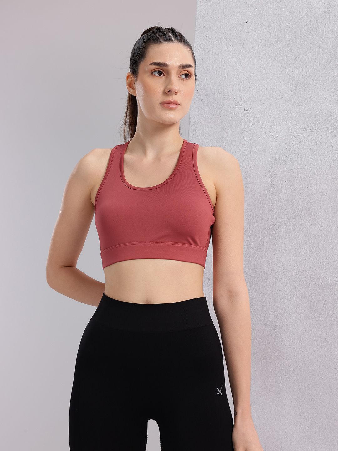 HRX by Hrithik Roshan Rapid-dry Medium Coverage Lightly Padded Yoga Bra