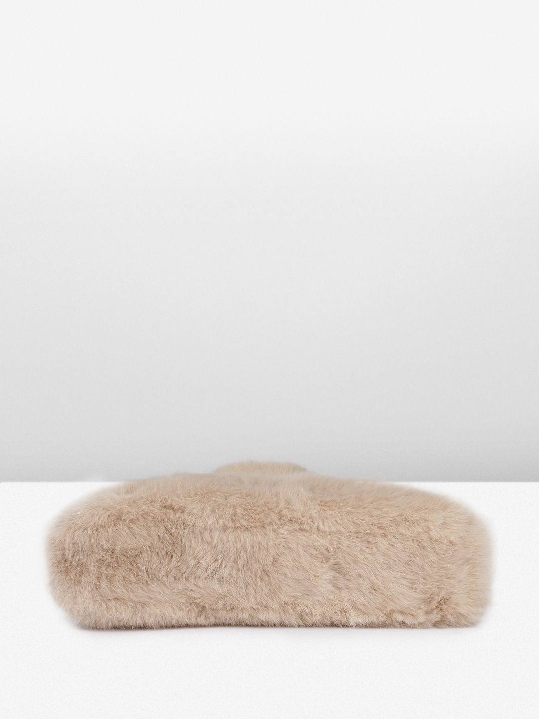 DressBerry Structured Shoulder Bag With Fur