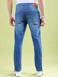 The Indian Garage Co Men Slim Fit Light Fade Jeans