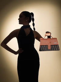 ZOUK Kriti Sanon - Ikat GreRe Iconic Evening Structured Satchel