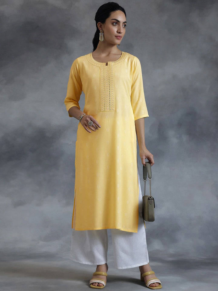 Libas Sweetheart Neck Cotton Kurta