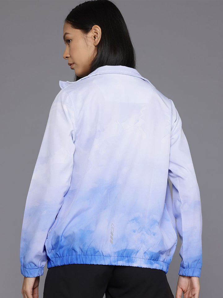 HRX by Hrithik Roshan Ombre Reflective Strip Rapid-Dry Running Tailored Jacket
