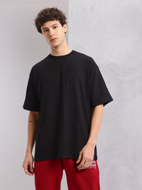 HRX by Hrithik Roshan Typography Printed Drop-Shoulder Sleeves Oversized T-shirt