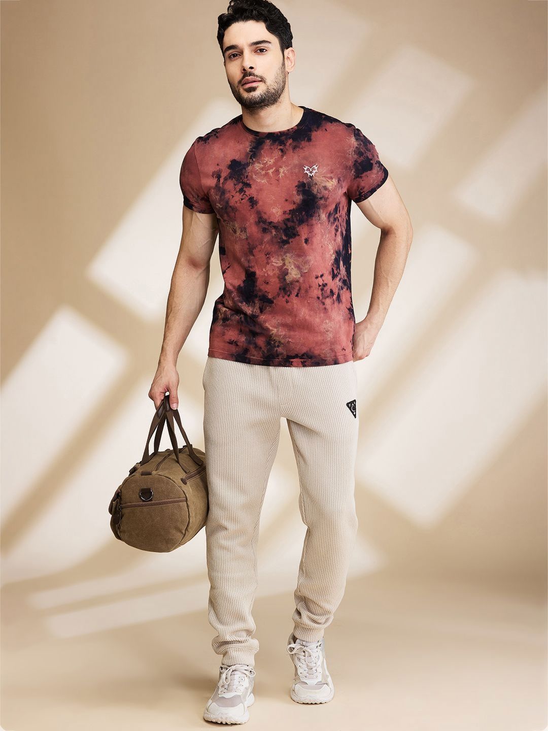 Being Human Men Printed Raw Edge T-shirt