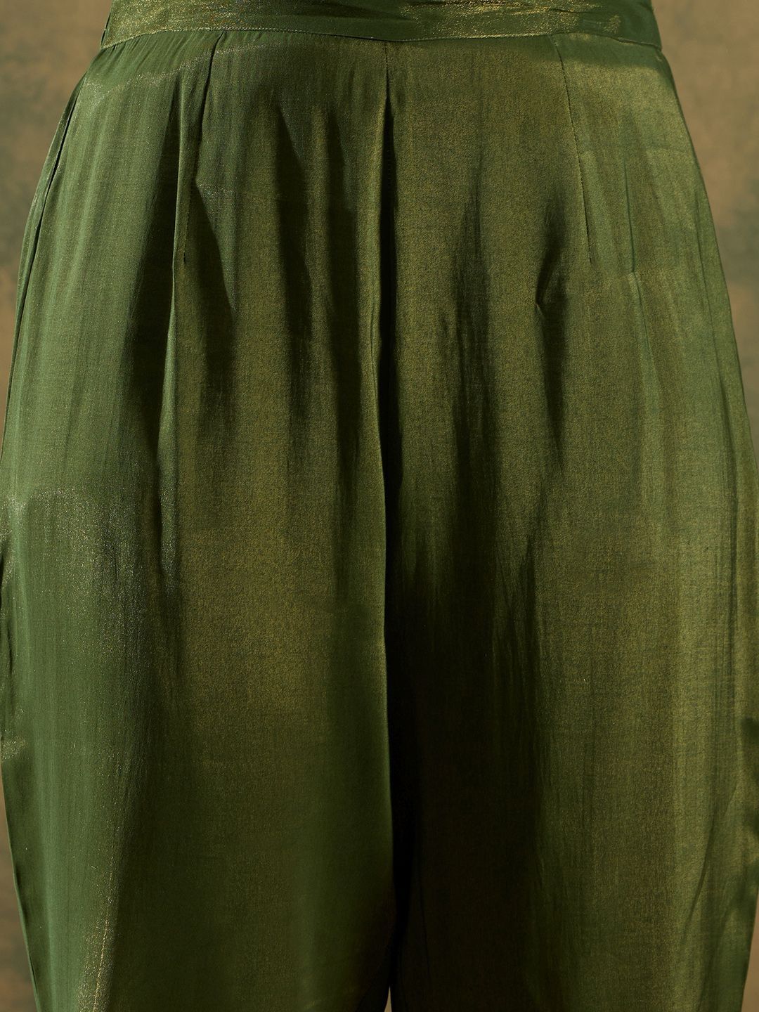 Indo Era Ethnic Motifs Zari Embroidered Kurta with Trouser & Dupatta