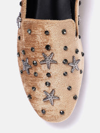 DressBerry Women Western Embellished Slip-On Shoes