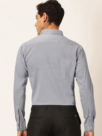 Thomas Scott Premium Slim Fit Micro Ditsy Printed Cotton Formal Shirt