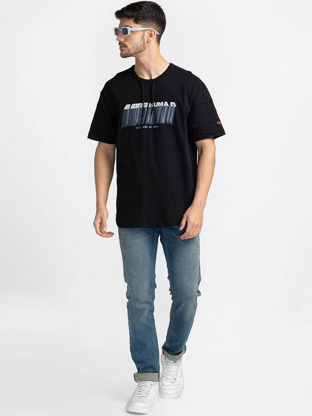 Being Human Men Slim Fit Light Fade Clean Look Jeans