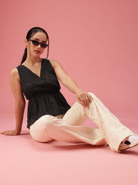 DressBerry Lace Inserts A-line Top