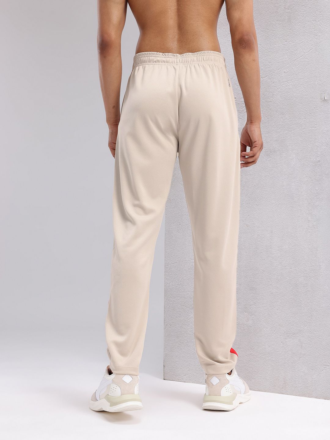 HRX by Hrithik Roshan Men Mid-Rise Rapid-Dry Running Track Pants with Side Taping Detail