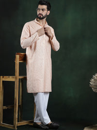SOJANYA LUXE Floral Embroidered Regular Thread Work Kurta with Pyjamas