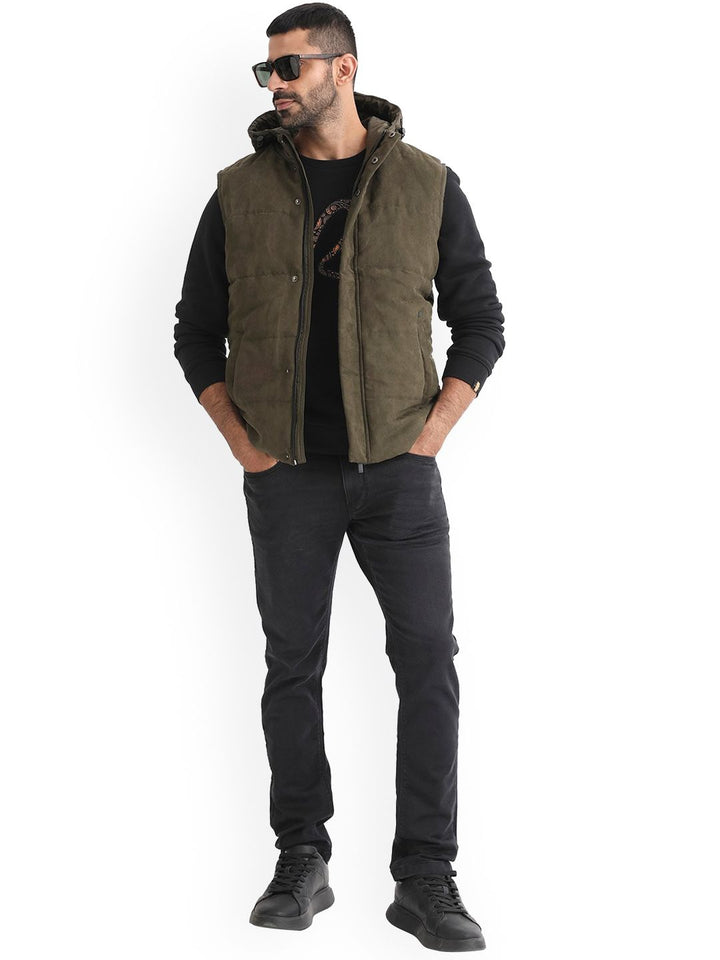 RARE RABBIT Men Rald Puffer Hooded Jacket