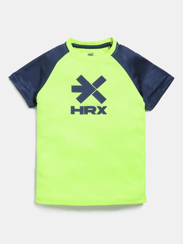 HRX by Hrithik Roshan Boys Brand Logo Printed T-shirt
