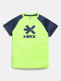 HRX by Hrithik Roshan Boys Brand Logo Printed T-shirt