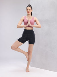 HRX by Hrithik Roshan Women Mid-Rise Rapid-Dry Yoga Shorts