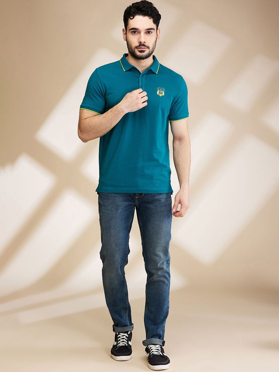 Being Human Men Slim Fit Light Fade Jeans